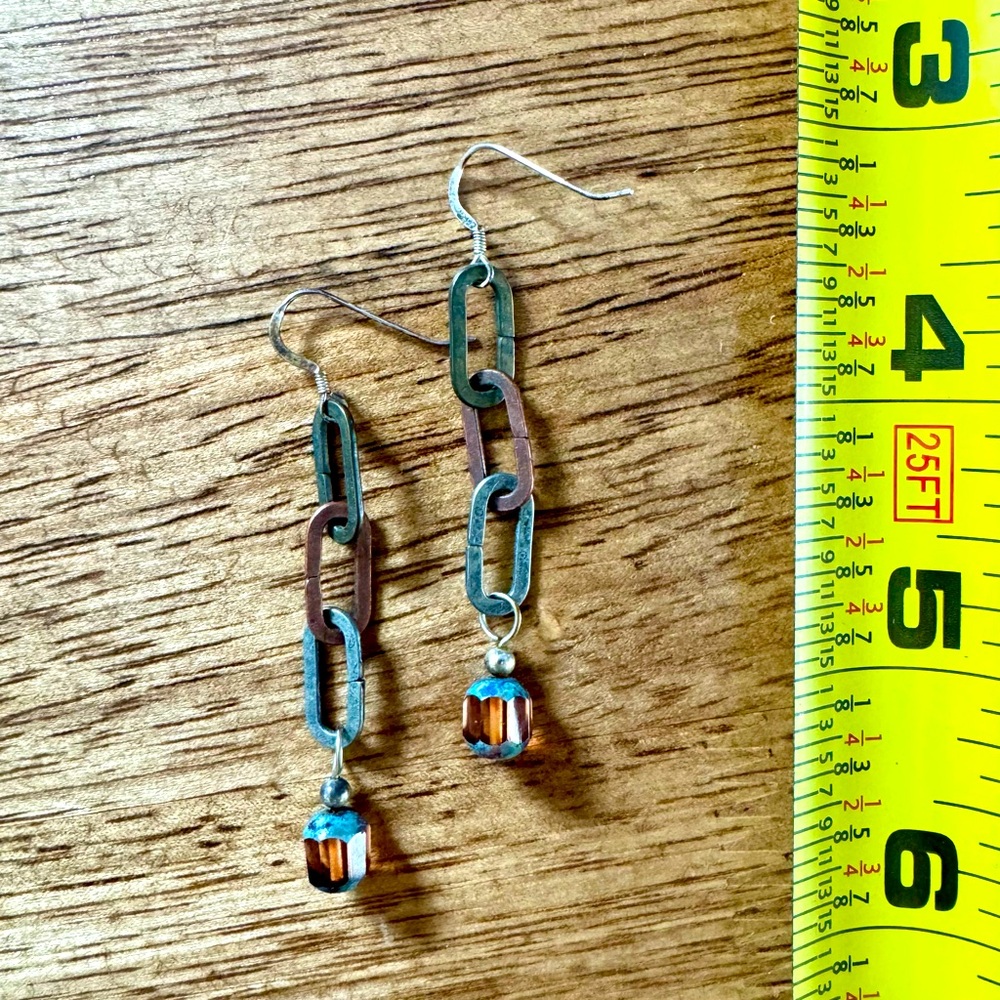 Earthy, Boho earrings 🤎 - Picture 3 of 3